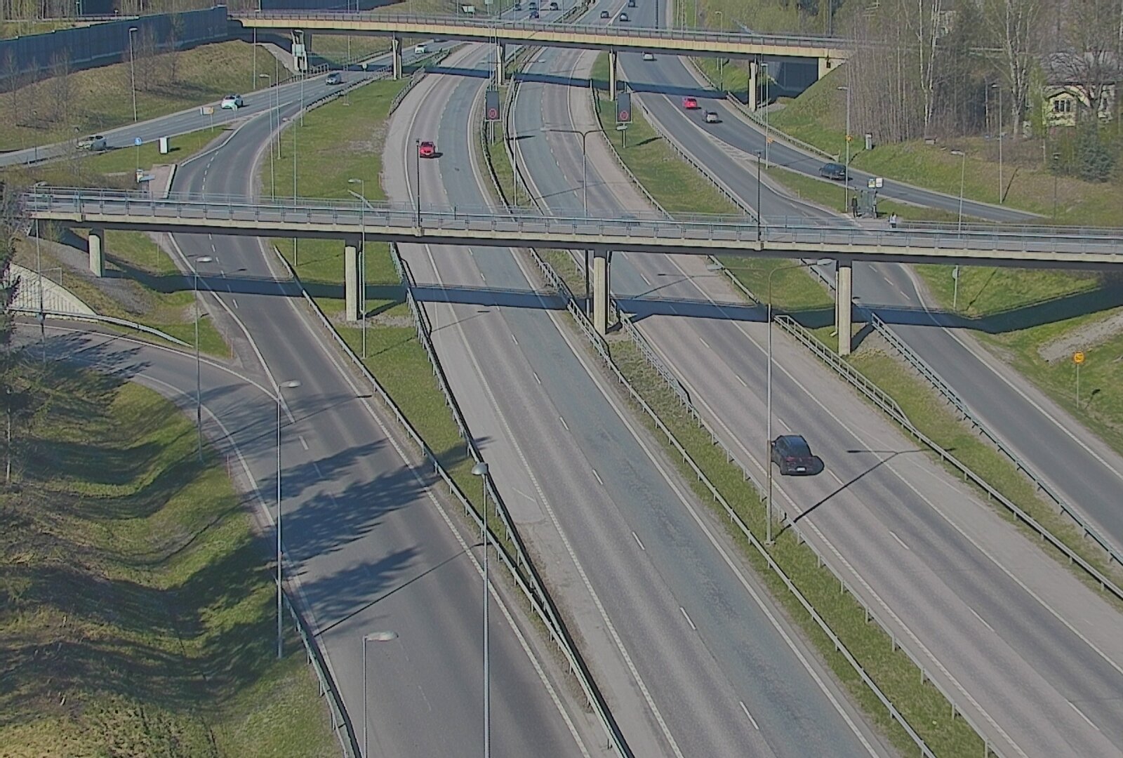 Weather Camera Image Väg 101 Esbo, Åboleden korsning, Espoo, Uusimaa