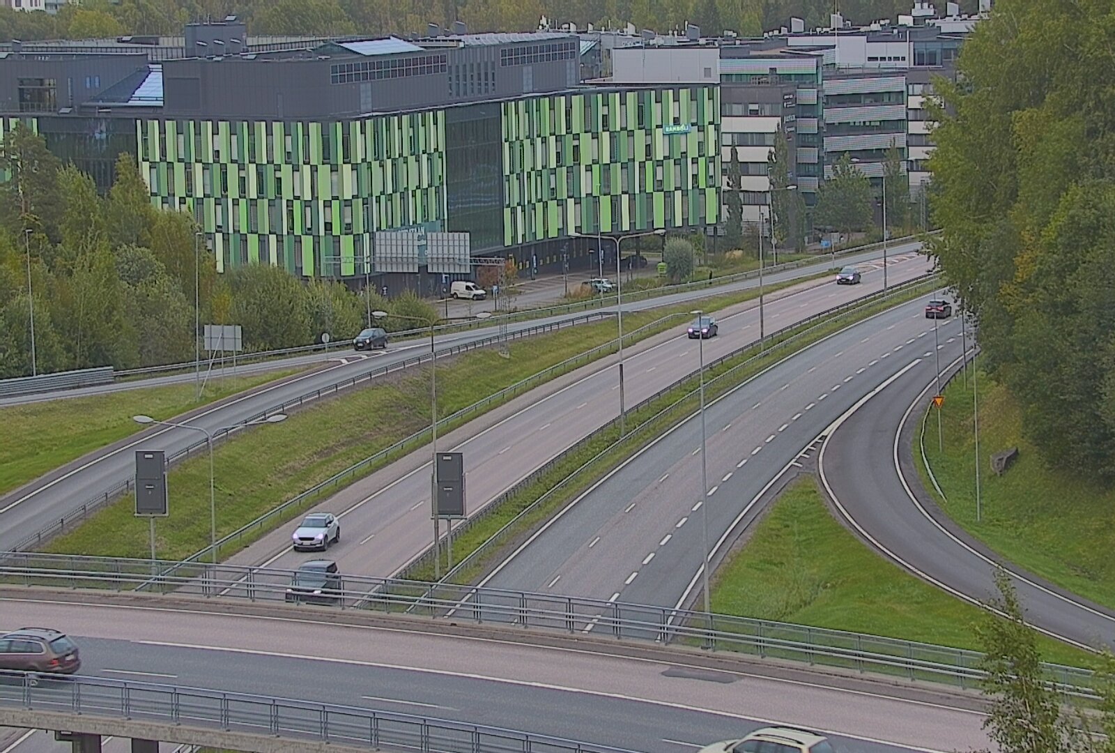 Kelikamerat Kuva Tie 101 Espoo, Turunväylän risteys, Espoo, Uusimaa