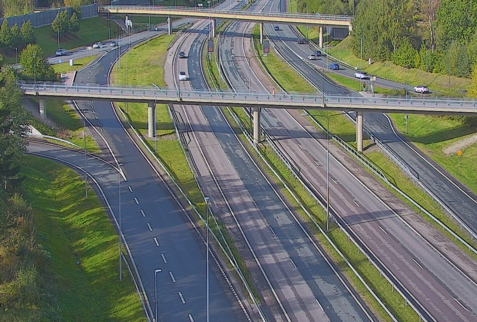 Weather Camera Image Road 101 Espoo, Turunväylä risteys, Espoo, Uusimaa