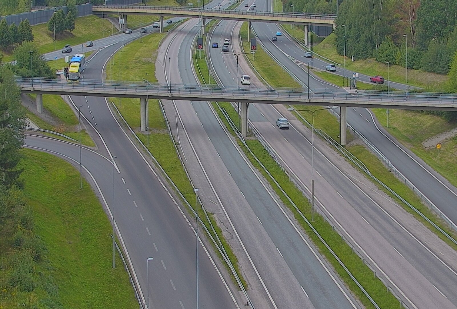 Weather Camera Image Väg 101 Esbo, Åboleden korsning, Espoo, Uusimaa