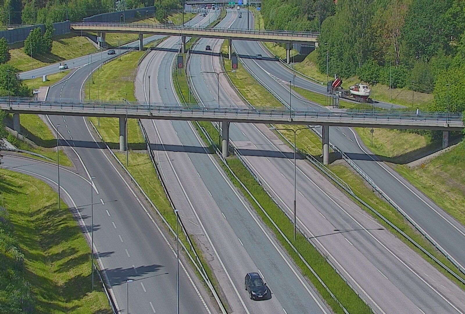 Kelikamerat Kuva Tie 101 Espoo, Turunväylän risteys, Espoo, Uusimaa