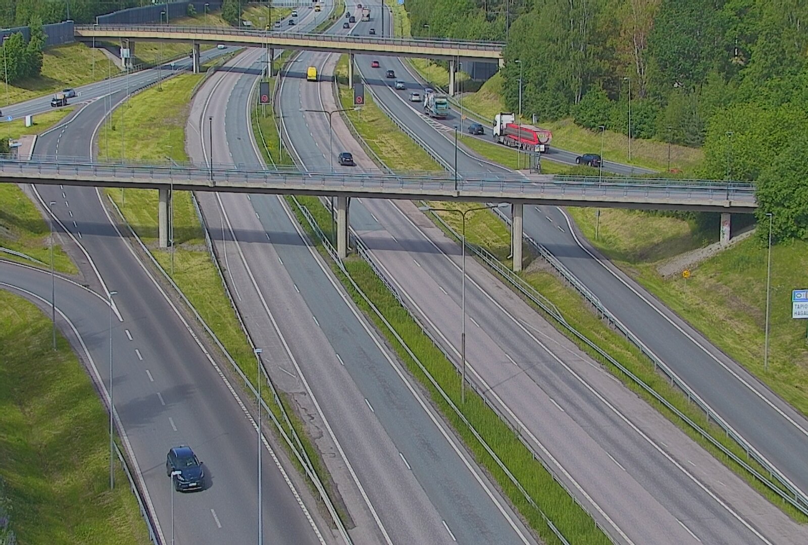 Kelikamerat Kuva Tie 101 Espoo, Turunväylän risteys, Espoo, Uusimaa