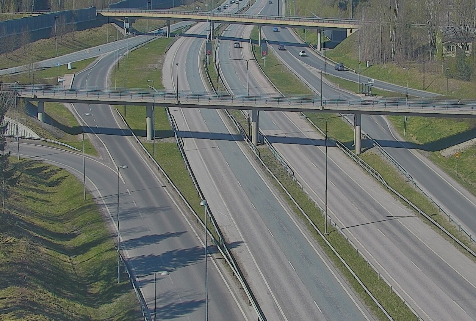 Weather Camera Image Väg 101 Esbo, Åboleden korsning, Espoo, Uusimaa