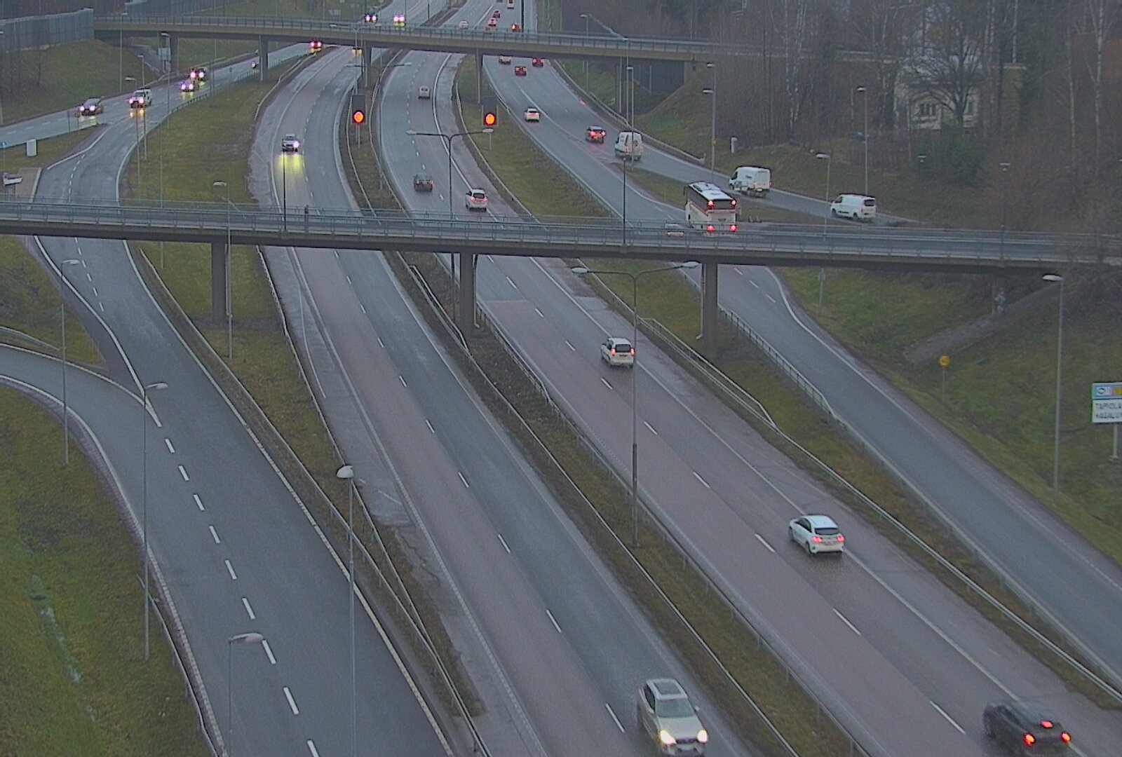 Weather Camera Image Väg 101 Esbo, Åboleden korsning, Espoo, Uusimaa