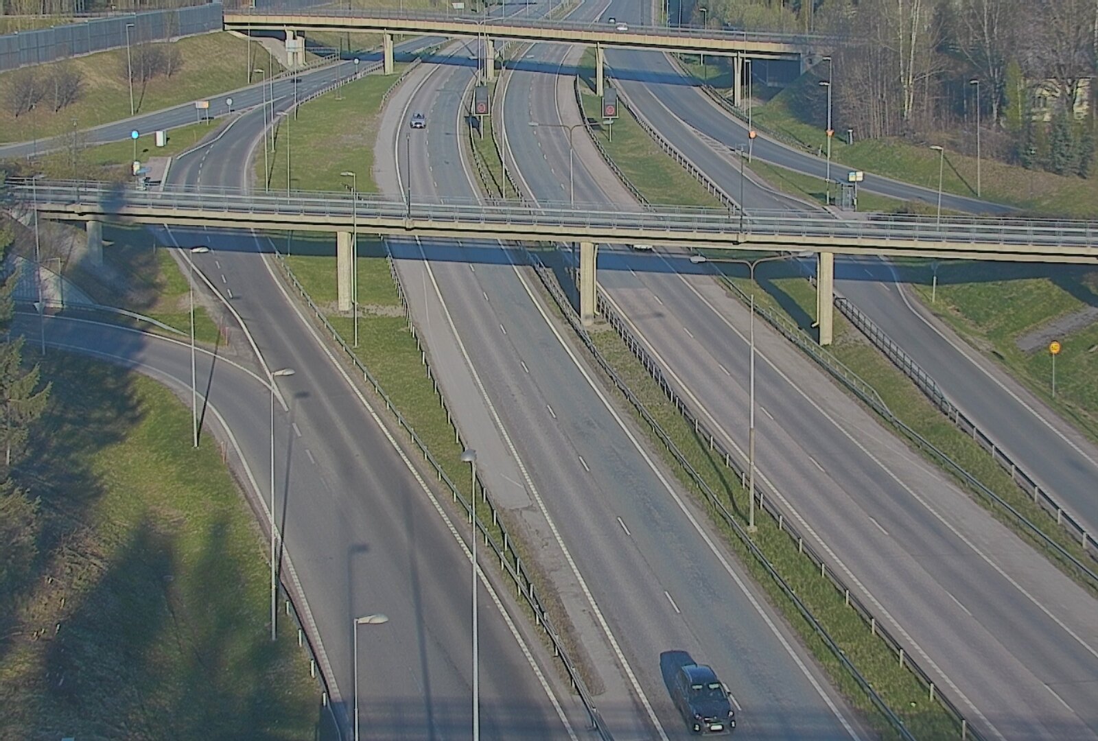 Weather Camera Image Väg 101 Esbo, Åboleden korsning, Espoo, Uusimaa