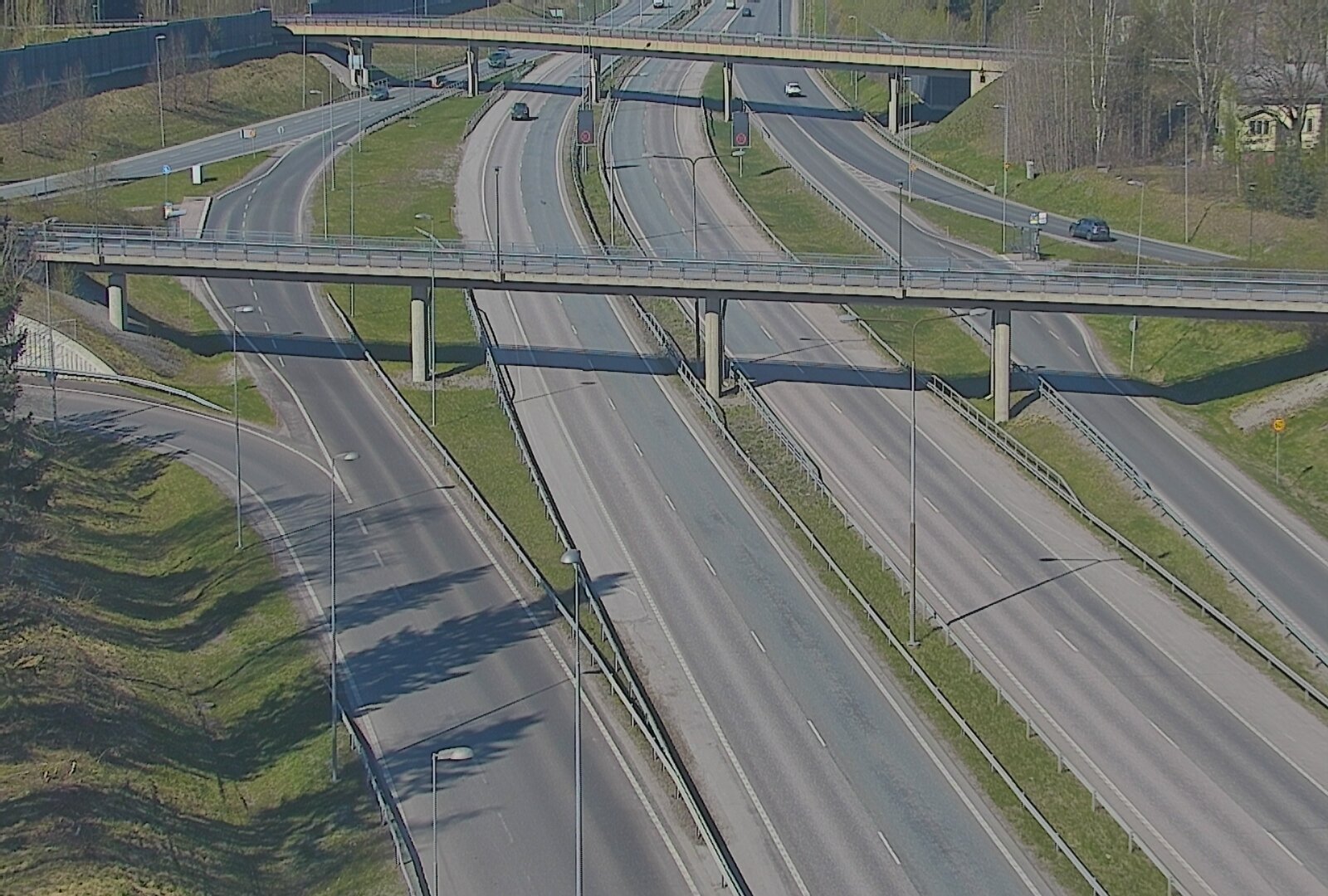 Weather Camera Image Väg 101 Esbo, Åboleden korsning, Espoo, Uusimaa