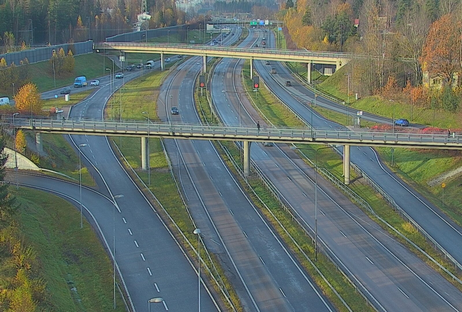 Kelikamerat Kuva Tie 101 Espoo, Turunväylän risteys, Espoo, Uusimaa