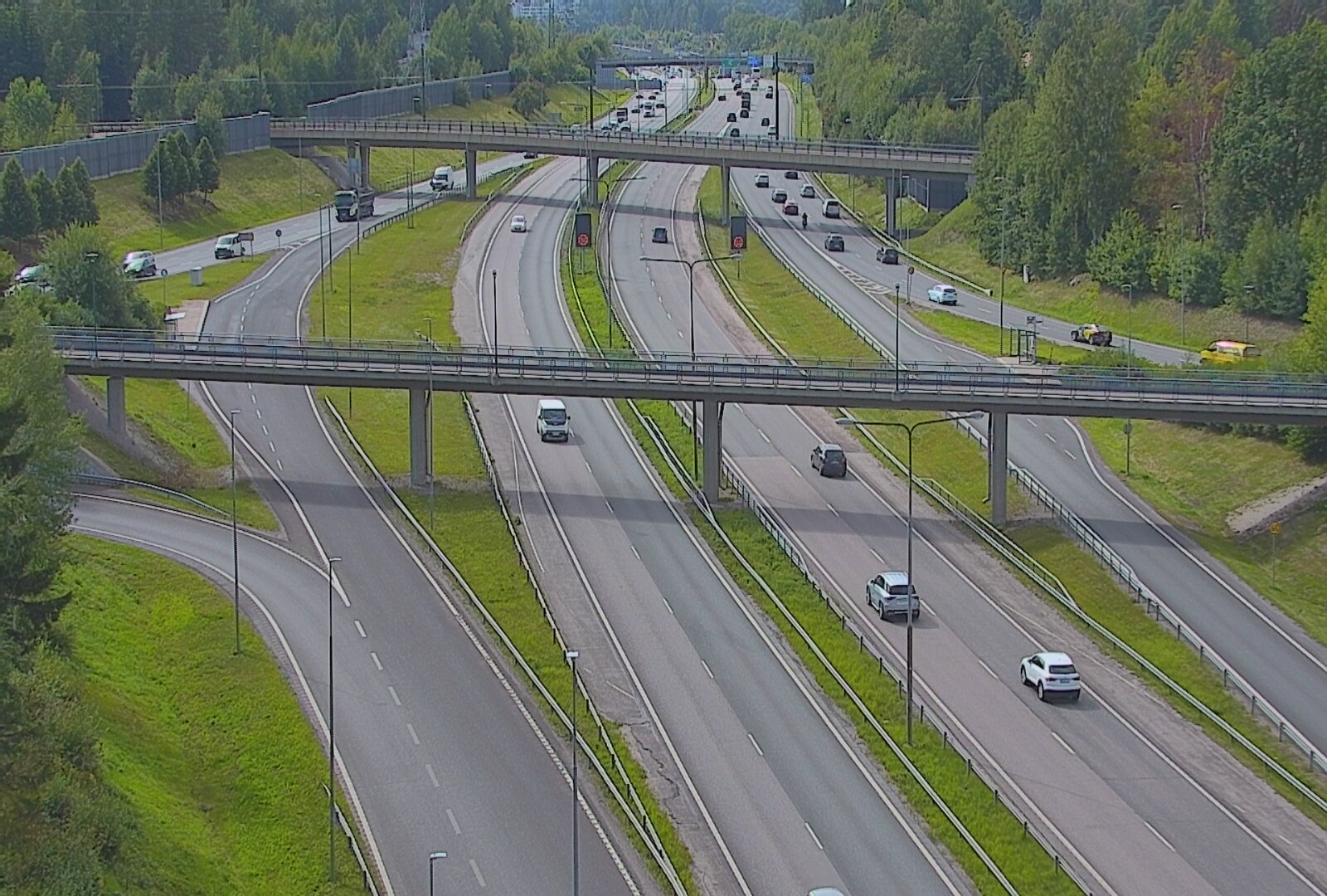 Kelikamerat Kuva Tie 101 Espoo, Turunväylän risteys, Espoo, Uusimaa