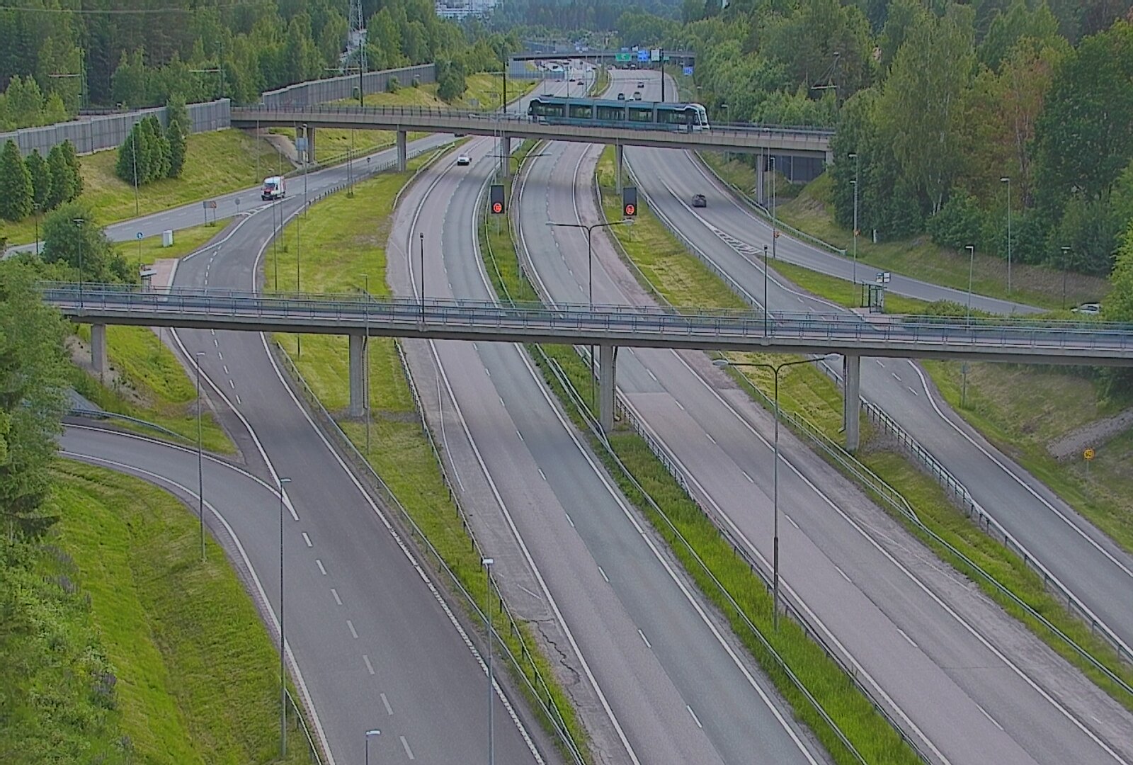 Kelikamerat Kuva Tie 101 Espoo, Turunväylän risteys, Espoo, Uusimaa