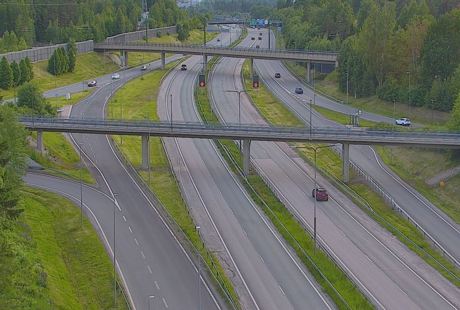 Kelikamerat Kuva Tie 101 Espoo, Turunväylän risteys, Espoo, Uusimaa