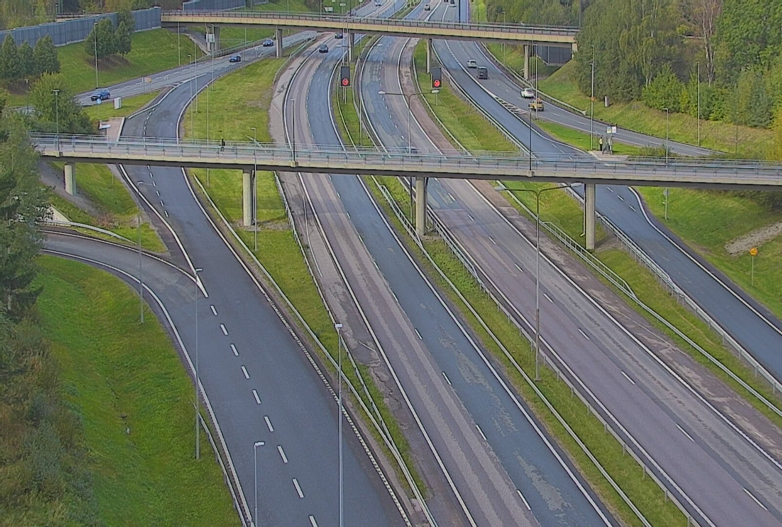 Weather Camera Image Road 101 Espoo, Turunväylä risteys, Espoo, Uusimaa