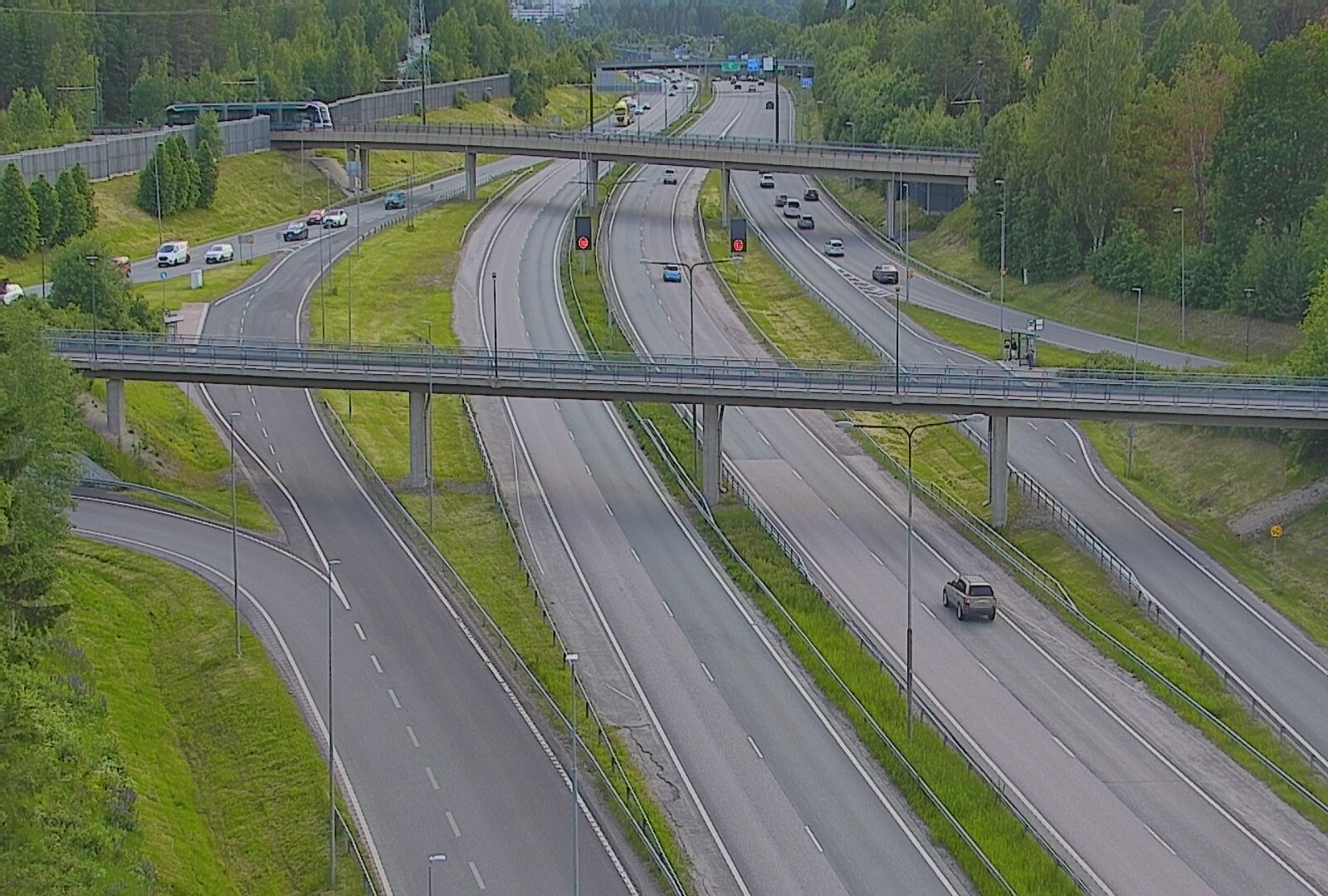 Kelikamerat Kuva Tie 101 Espoo, Turunväylän risteys, Espoo, Uusimaa