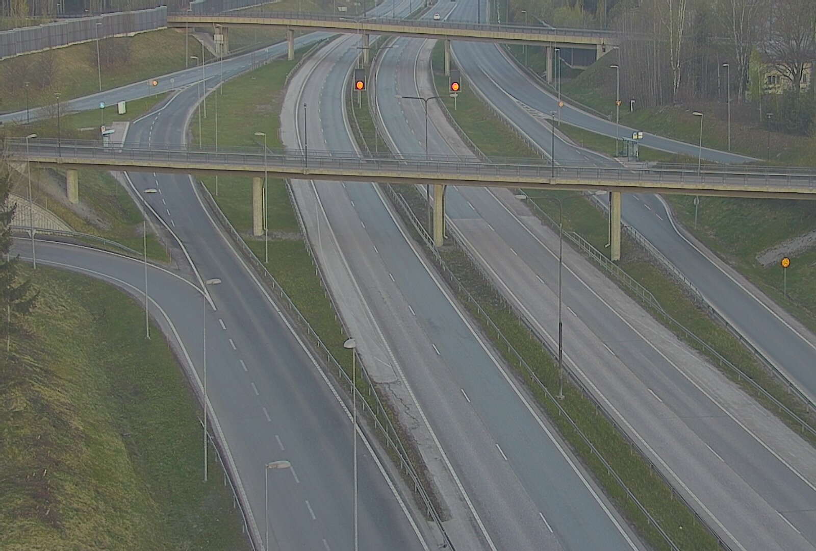Weather Camera Image Väg 101 Esbo, Åboleden korsning, Espoo, Uusimaa