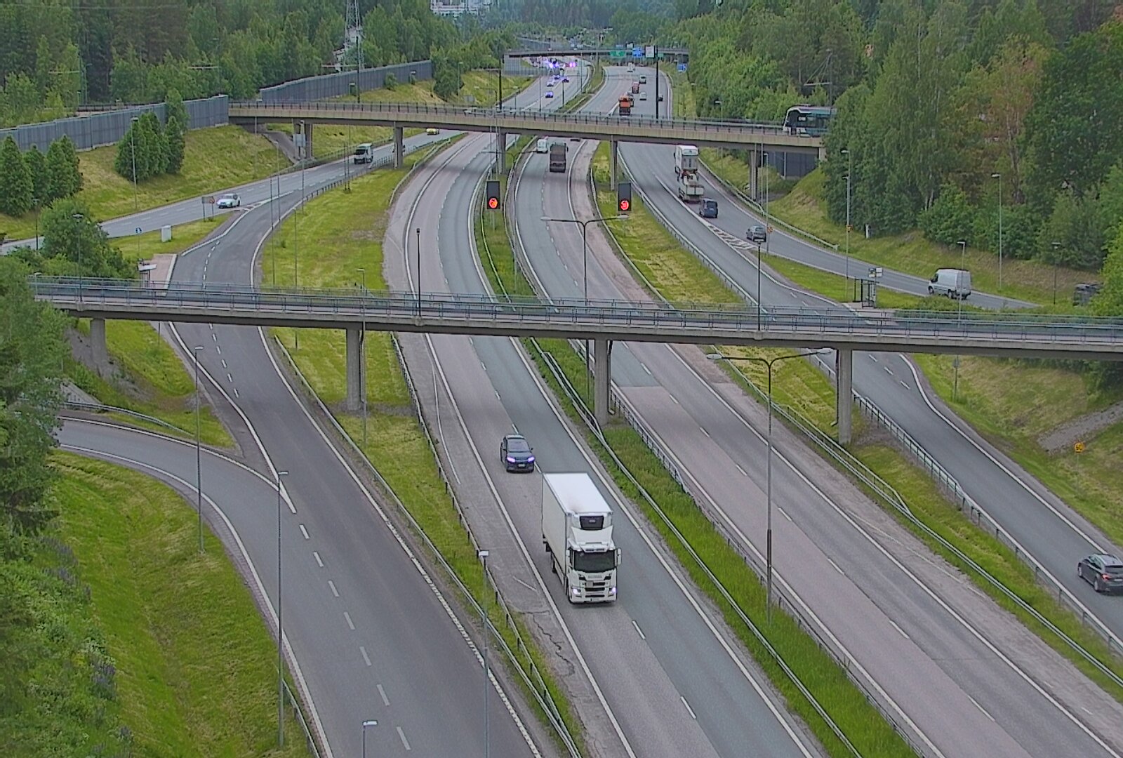 Weather Camera Image Road 101 Espoo, Turunväylä risteys, Espoo, Uusimaa