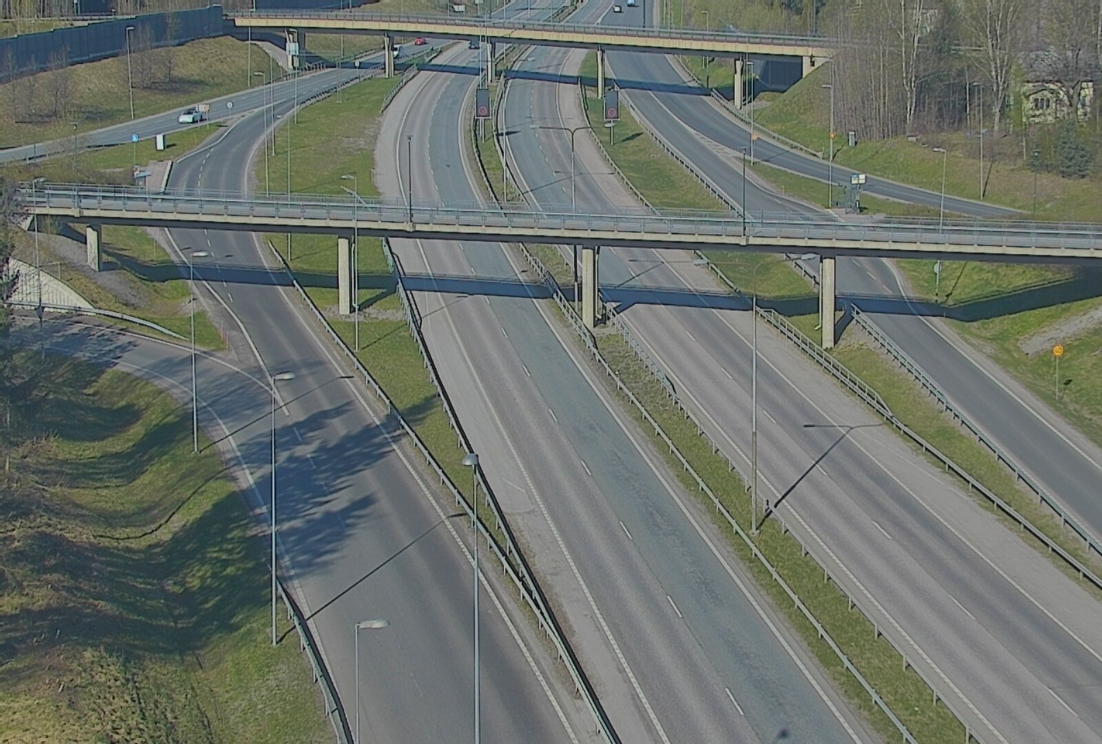 Weather Camera Image Väg 101 Esbo, Åboleden korsning, Espoo, Uusimaa