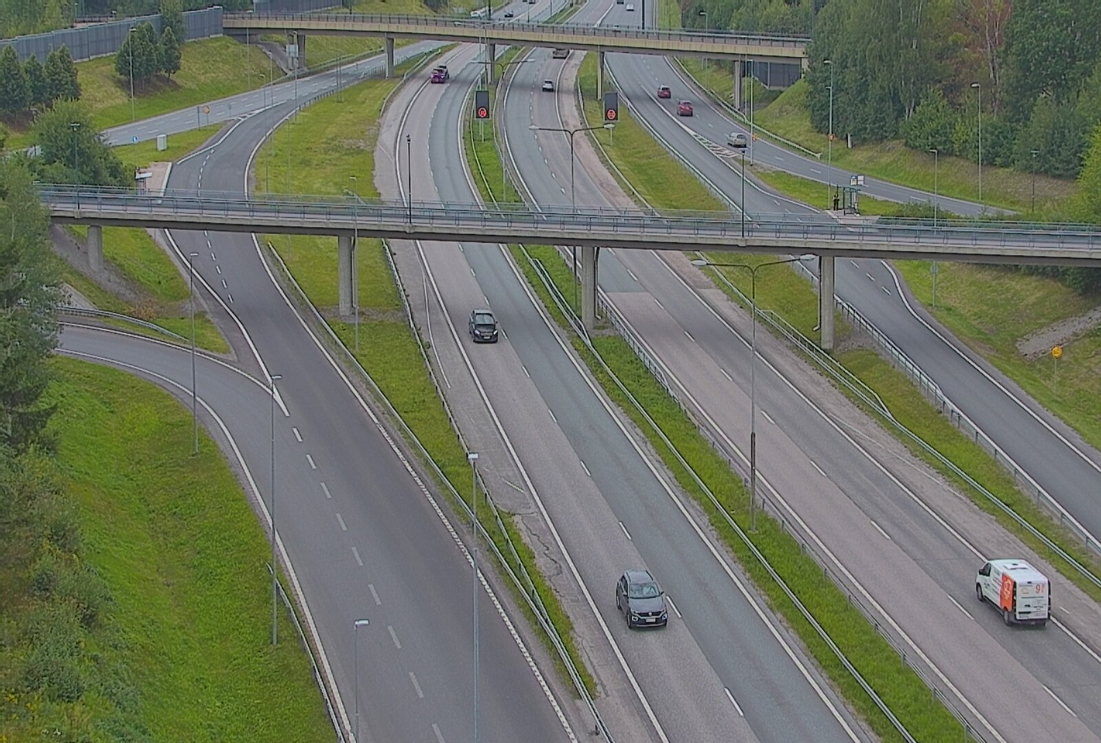 Weather Camera Image Väg 101 Esbo, Åboleden korsning, Espoo, Uusimaa