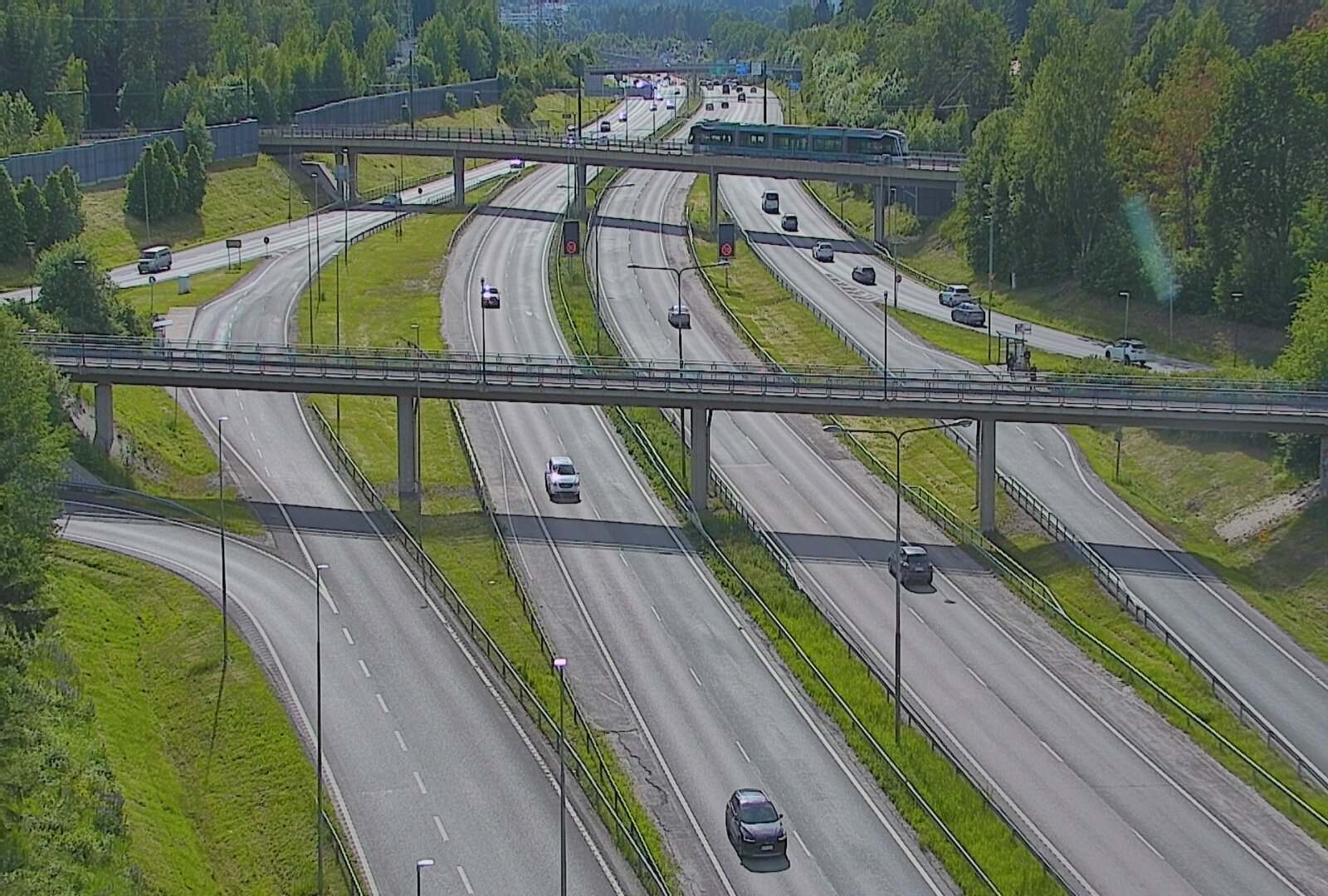 Kelikamerat Kuva Tie 101 Espoo, Turunväylän risteys, Espoo, Uusimaa