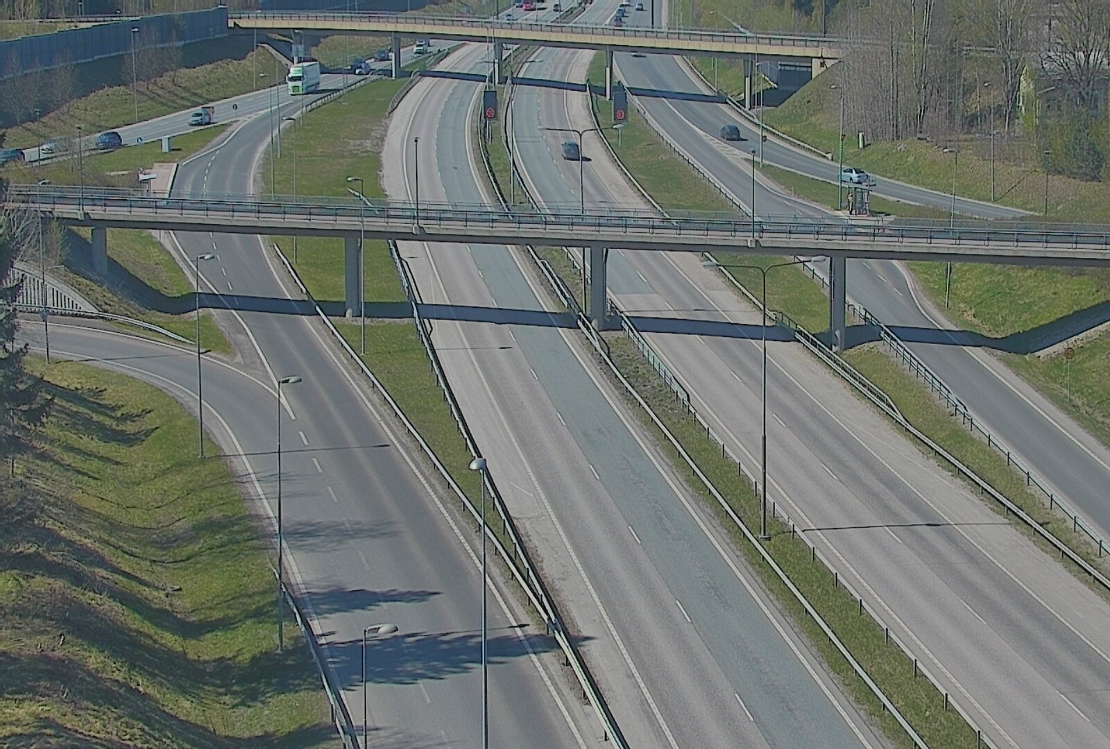 Weather Camera Image Väg 101 Esbo, Åboleden korsning, Espoo, Uusimaa
