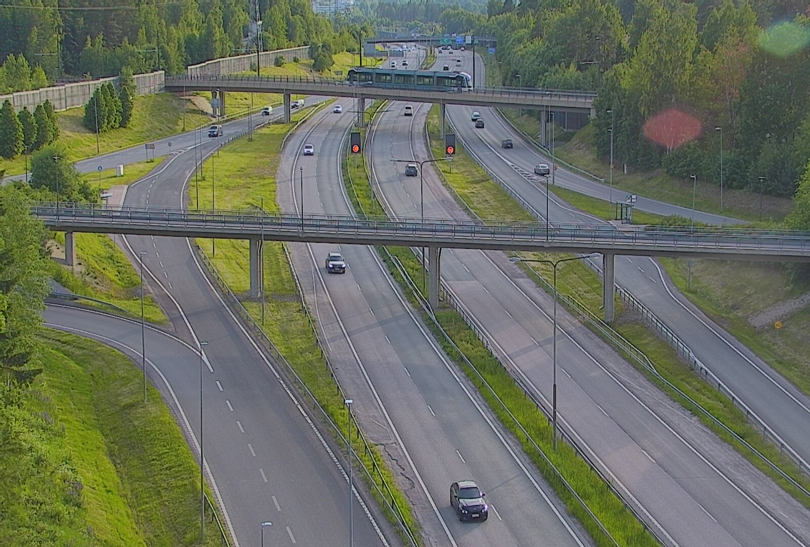 Kelikamerat Kuva Tie 101 Espoo, Turunväylän risteys, Espoo, Uusimaa