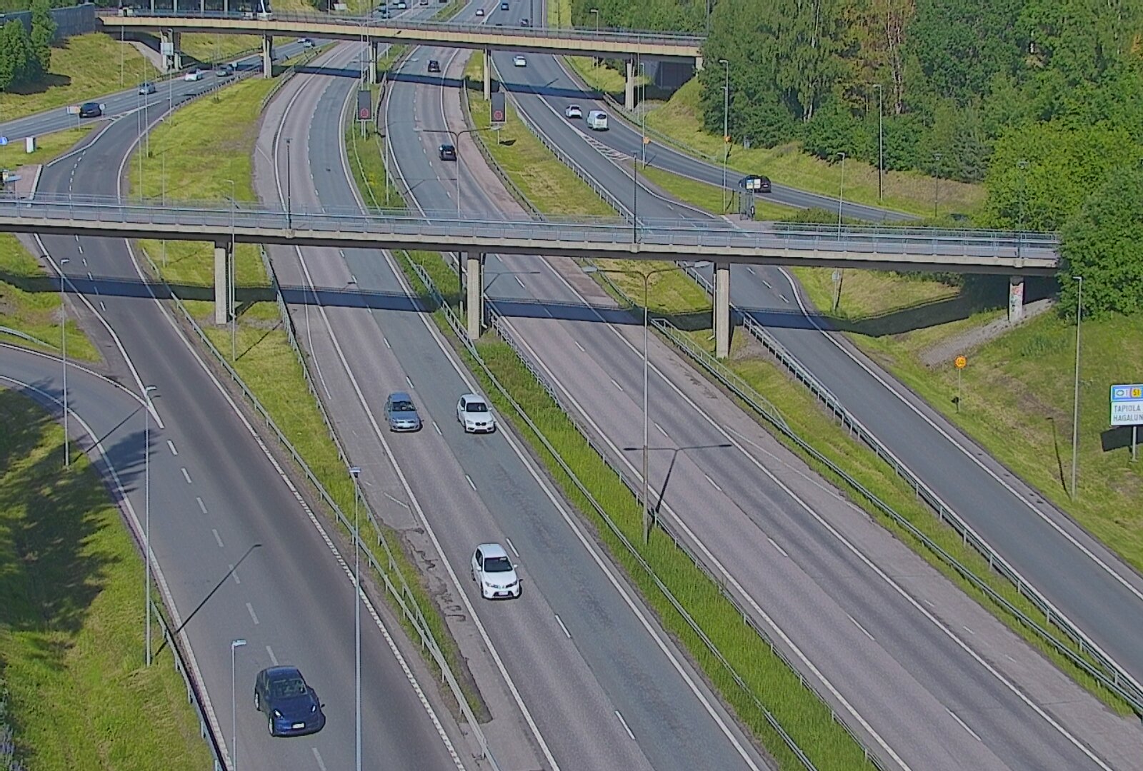 Kelikamerat Kuva Tie 101 Espoo, Turunväylän risteys, Espoo, Uusimaa