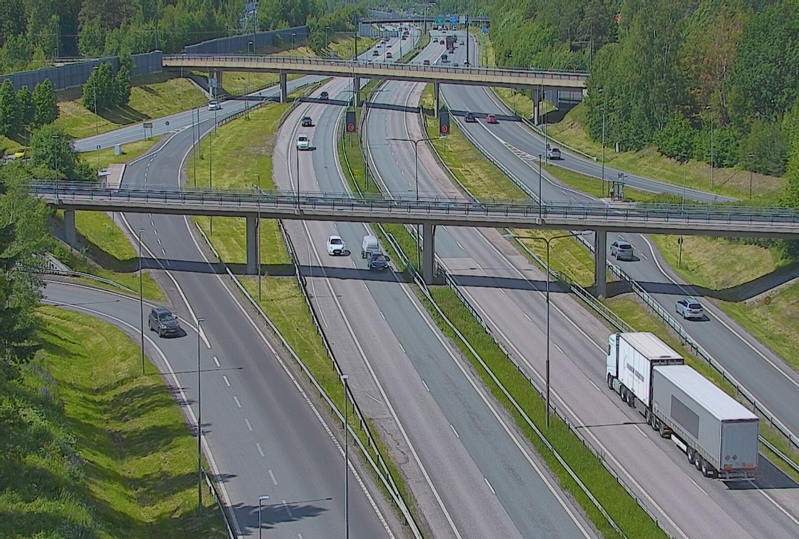 Kelikamerat Kuva Tie 101 Espoo, Turunväylän risteys, Espoo, Uusimaa