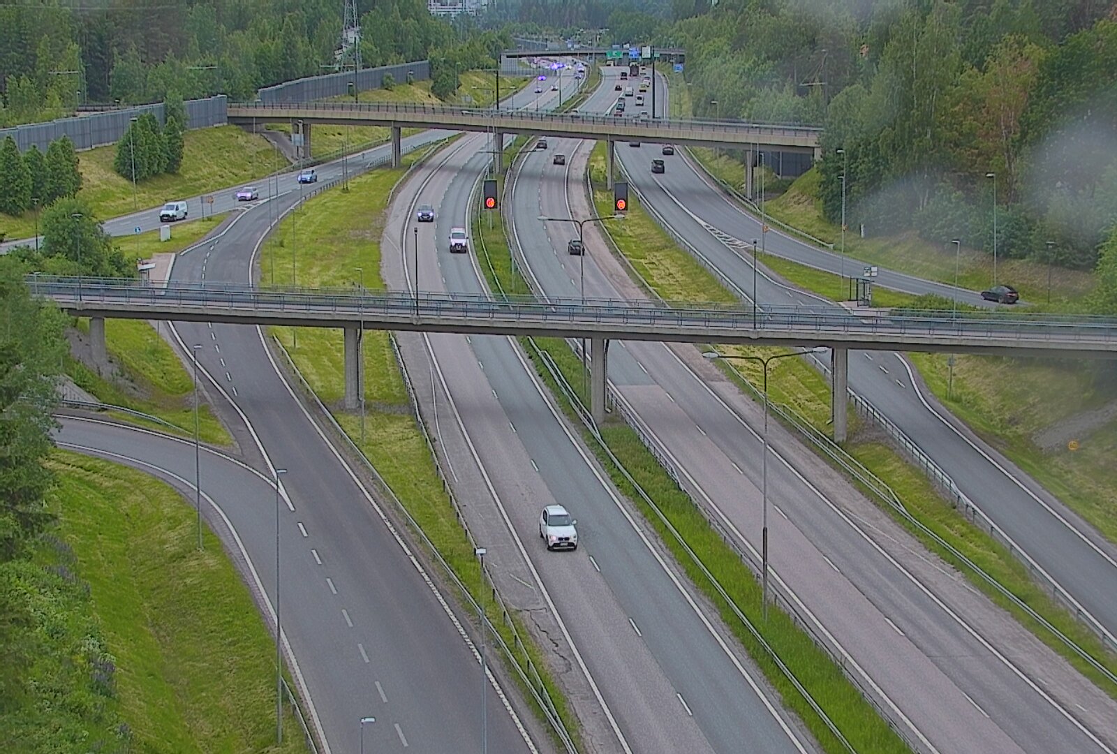Weather Camera Image Road 101 Espoo, Turunväylä risteys, Espoo, Uusimaa
