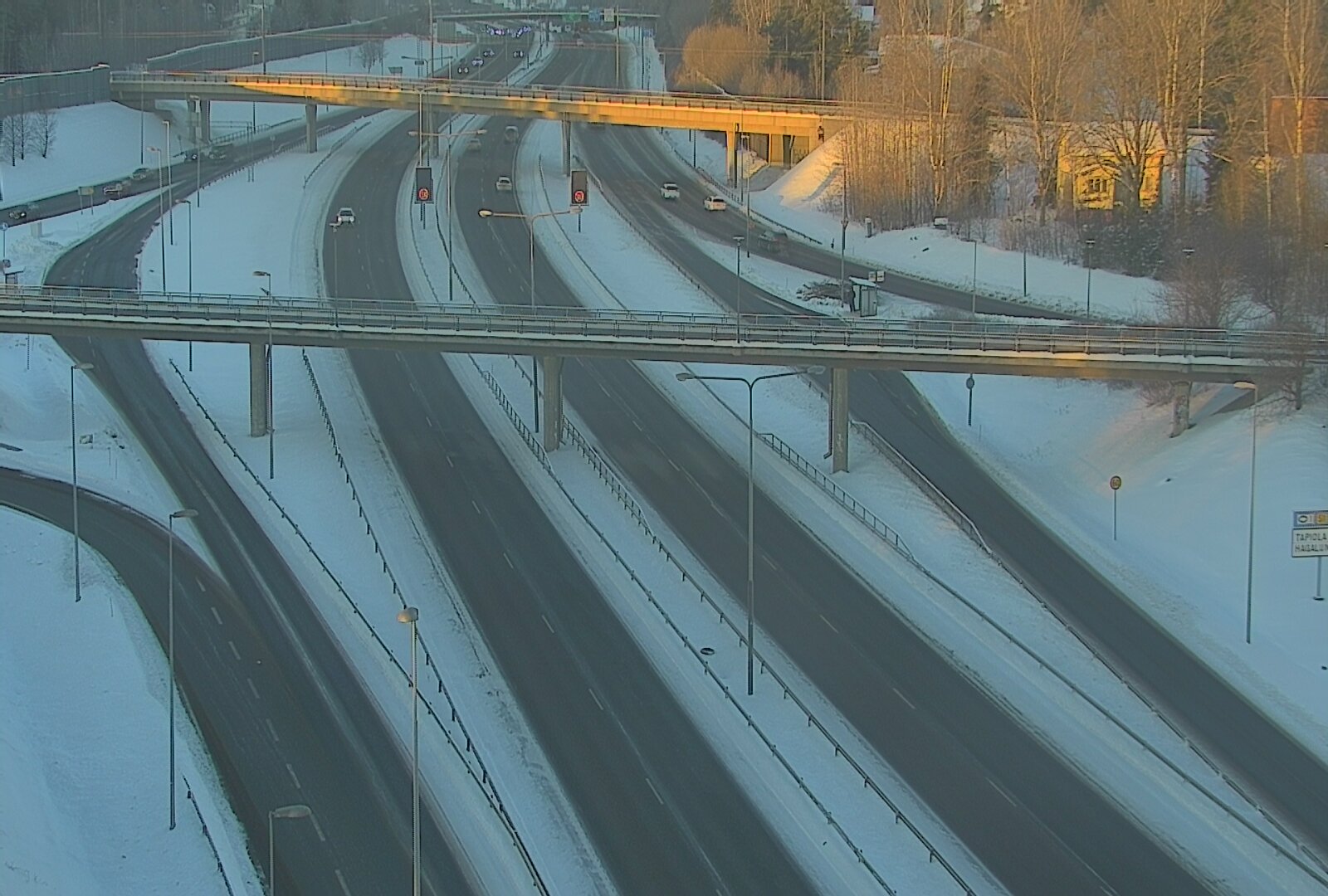 Kelikamerat Kuva Tie 101 Espoo, Turunväylän risteys, Espoo, Uusimaa