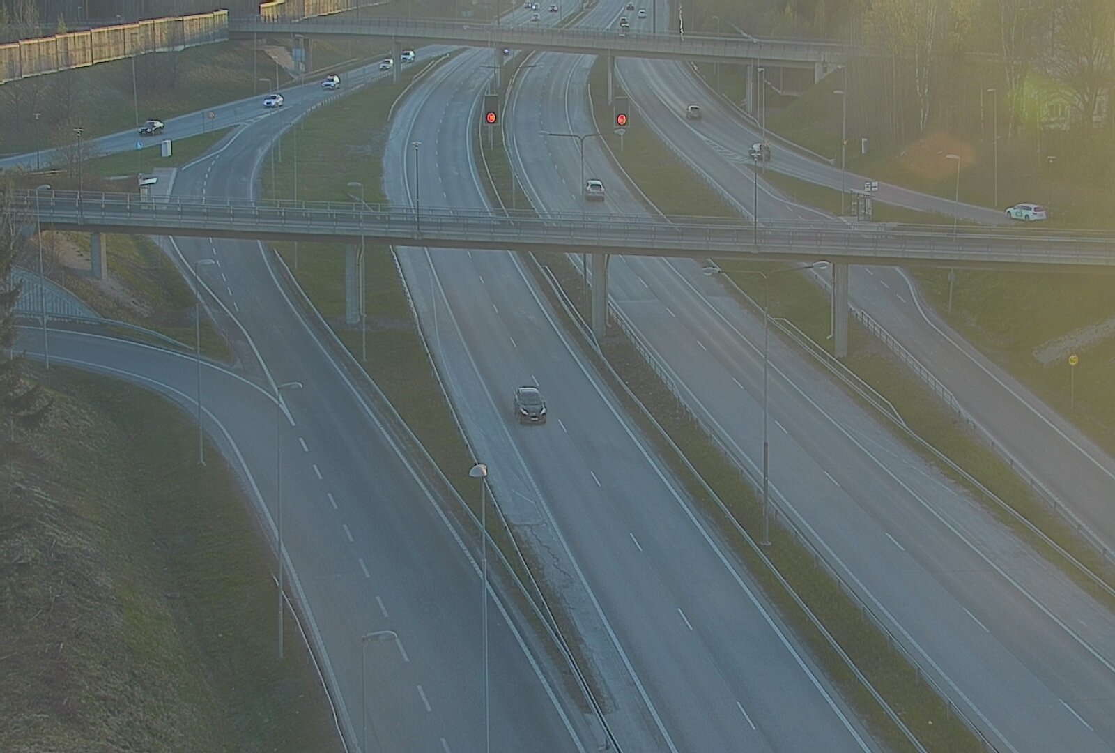 Kelikamerat Kuva Tie 101 Espoo, Turunväylän risteys, Espoo, Uusimaa