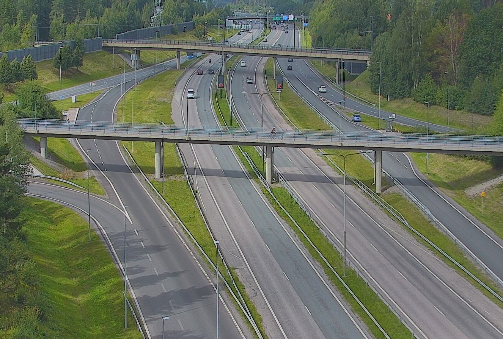 Kelikamerat Kuva Tie 101 Espoo, Turunväylän risteys, Espoo, Uusimaa