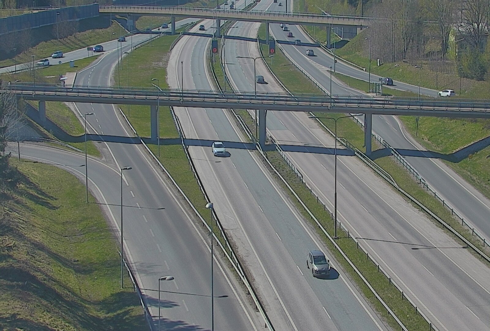 Weather Camera Image Väg 101 Esbo, Åboleden korsning, Espoo, Uusimaa