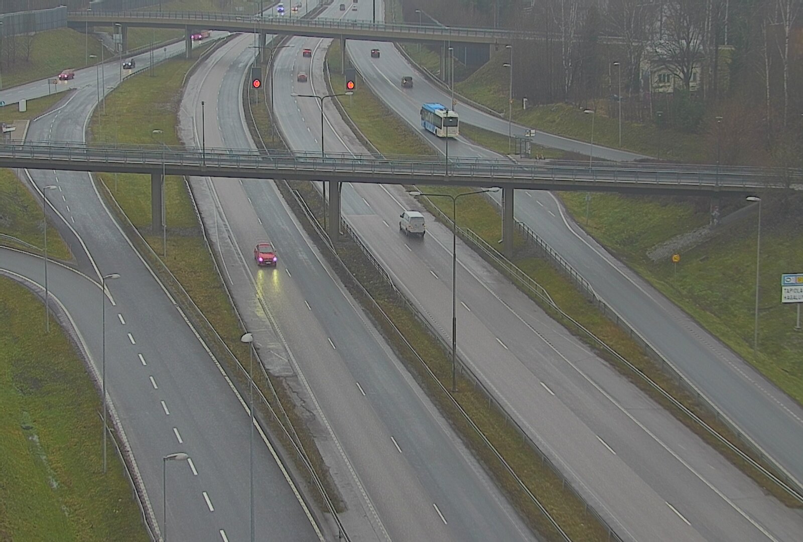 Weather Camera Image Väg 101 Esbo, Åboleden korsning, Espoo, Uusimaa