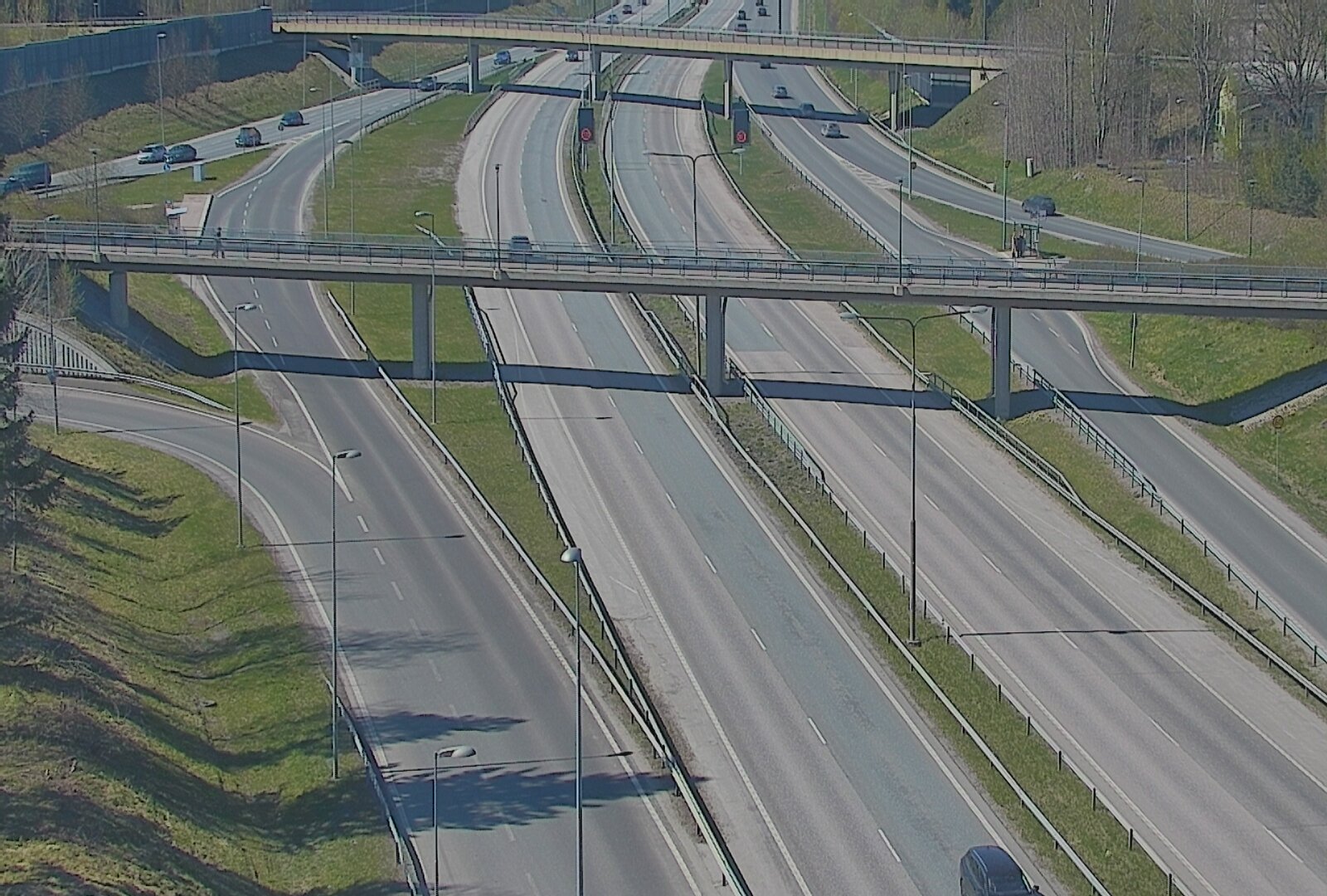 Weather Camera Image Väg 101 Esbo, Åboleden korsning, Espoo, Uusimaa