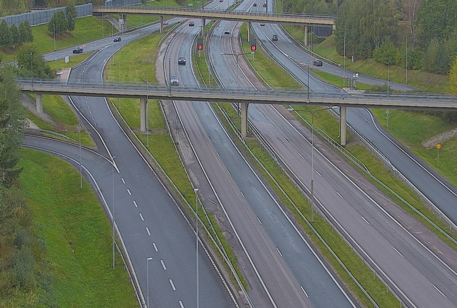 Weather Camera Image Road 101 Espoo, Turunväylä risteys, Espoo, Uusimaa