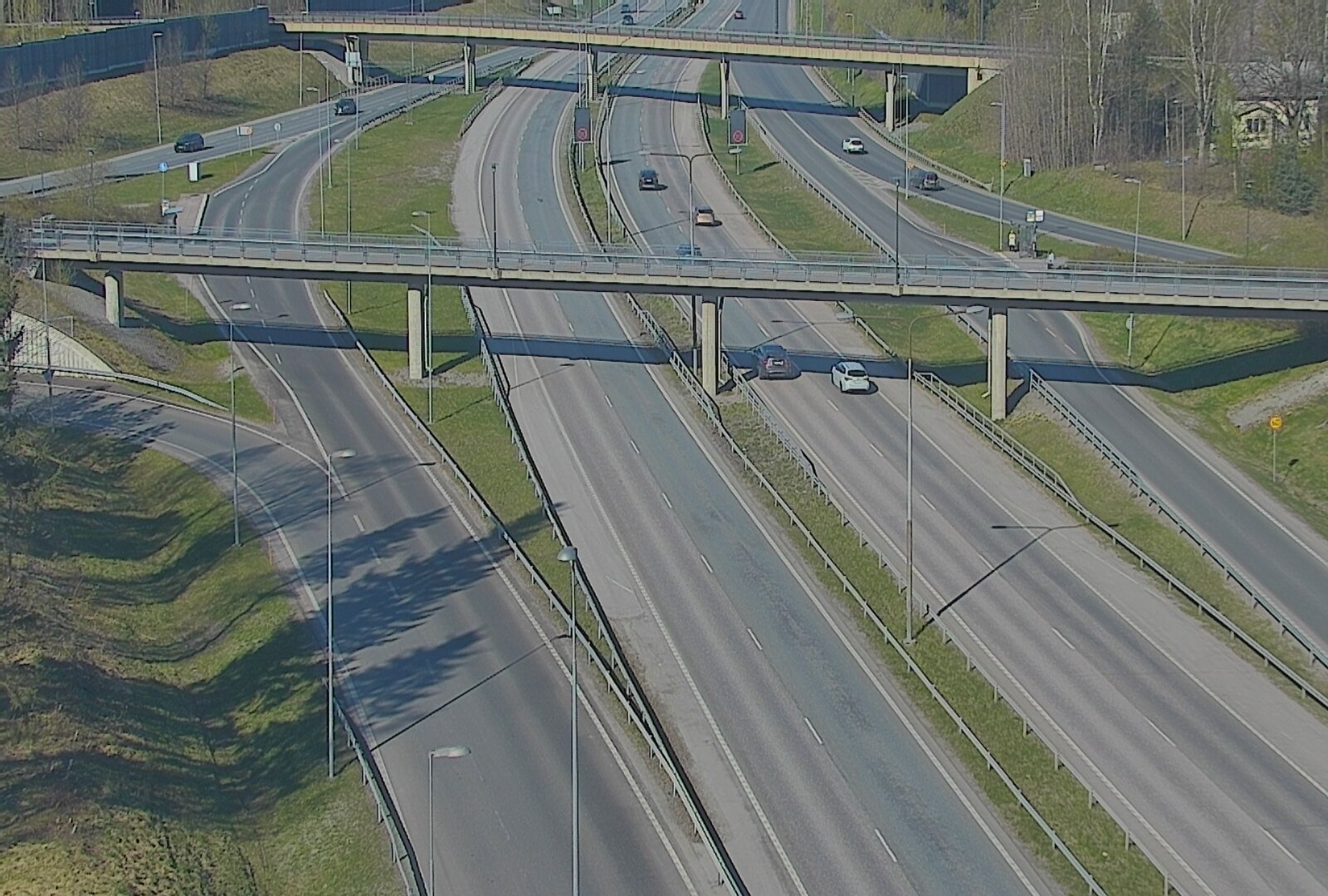 Weather Camera Image Väg 101 Esbo, Åboleden korsning, Espoo, Uusimaa