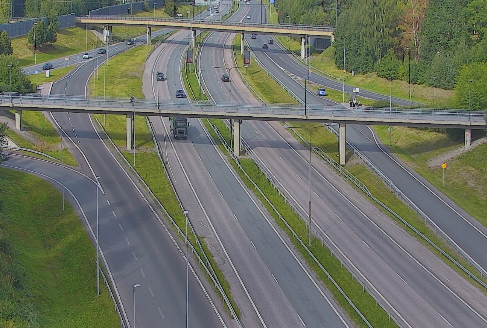 Kelikamerat Kuva Tie 101 Espoo, Turunväylän risteys, Espoo, Uusimaa
