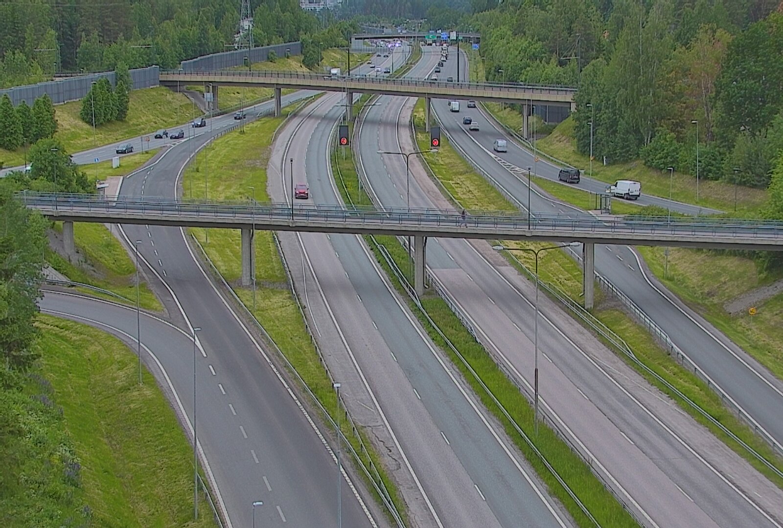 Weather Camera Image Road 101 Espoo, Turunväylä risteys, Espoo, Uusimaa