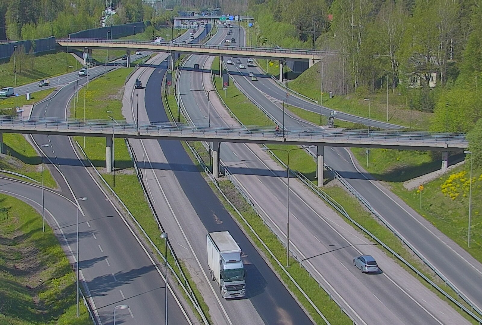 Weather Camera Image Väg 101 Esbo, Åboleden korsning, Espoo, Uusimaa