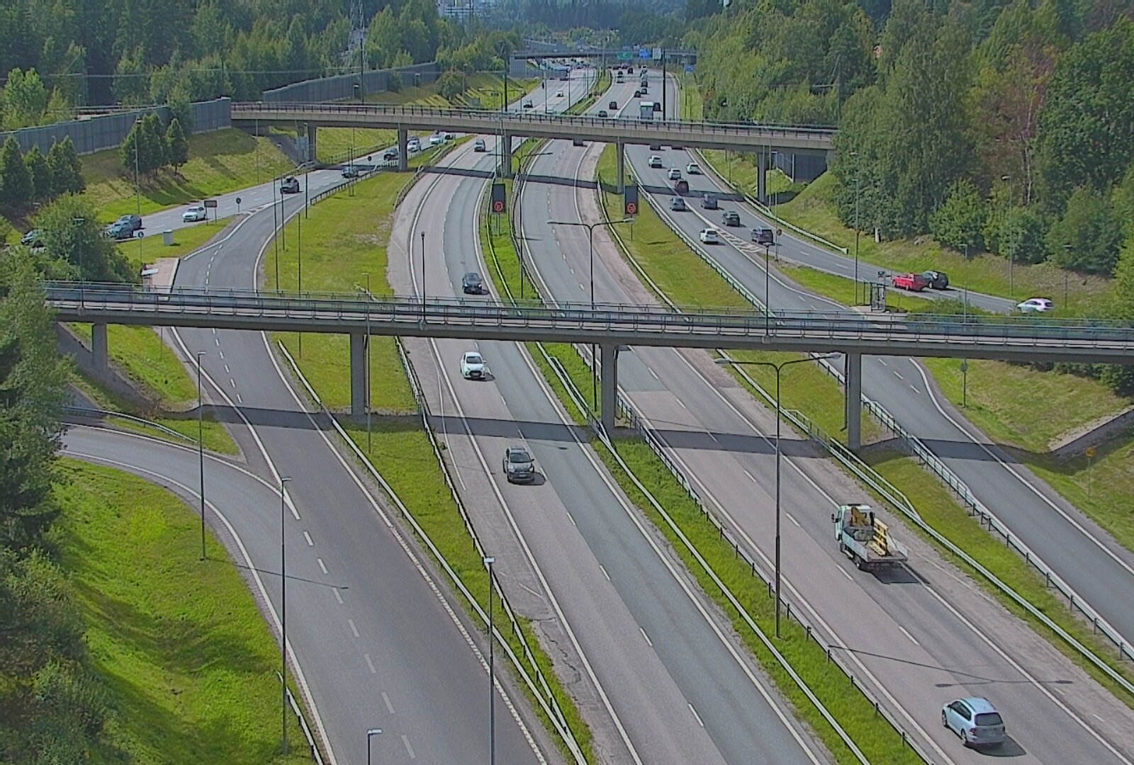 Kelikamerat Kuva Tie 101 Espoo, Turunväylän risteys, Espoo, Uusimaa