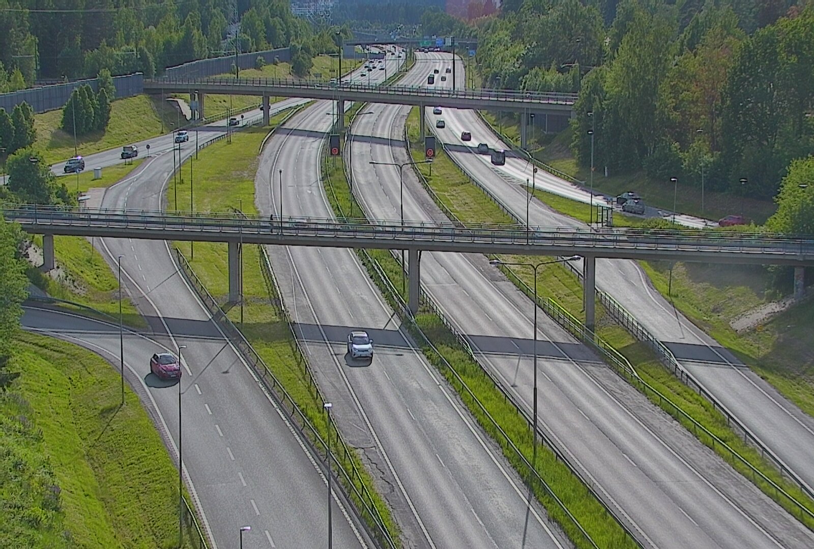 Kelikamerat Kuva Tie 101 Espoo, Turunväylän risteys, Espoo, Uusimaa