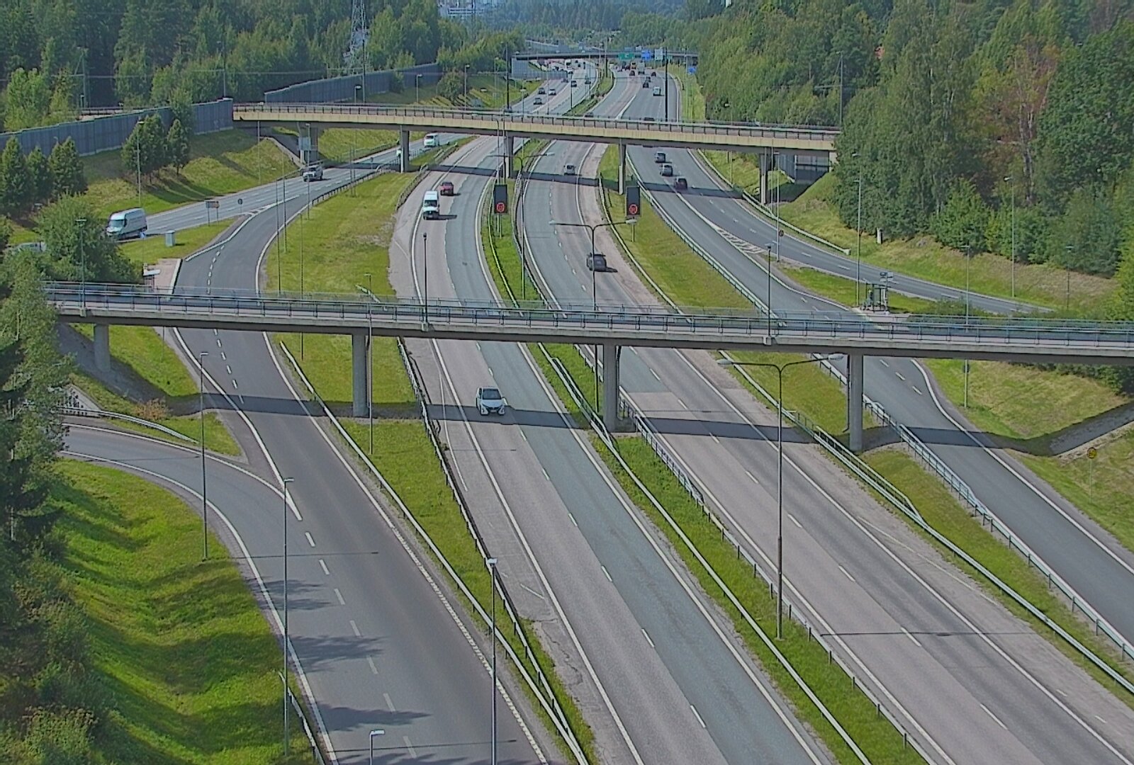 Weather Camera Image Road 101 Espoo, Turunväylä risteys, Espoo, Uusimaa