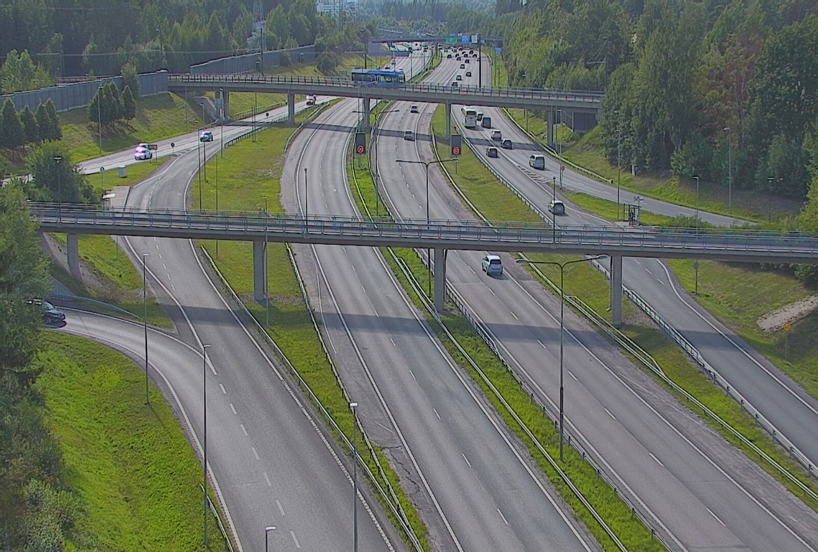 Kelikamerat Kuva Tie 101 Espoo, Turunväylän risteys, Espoo, Uusimaa