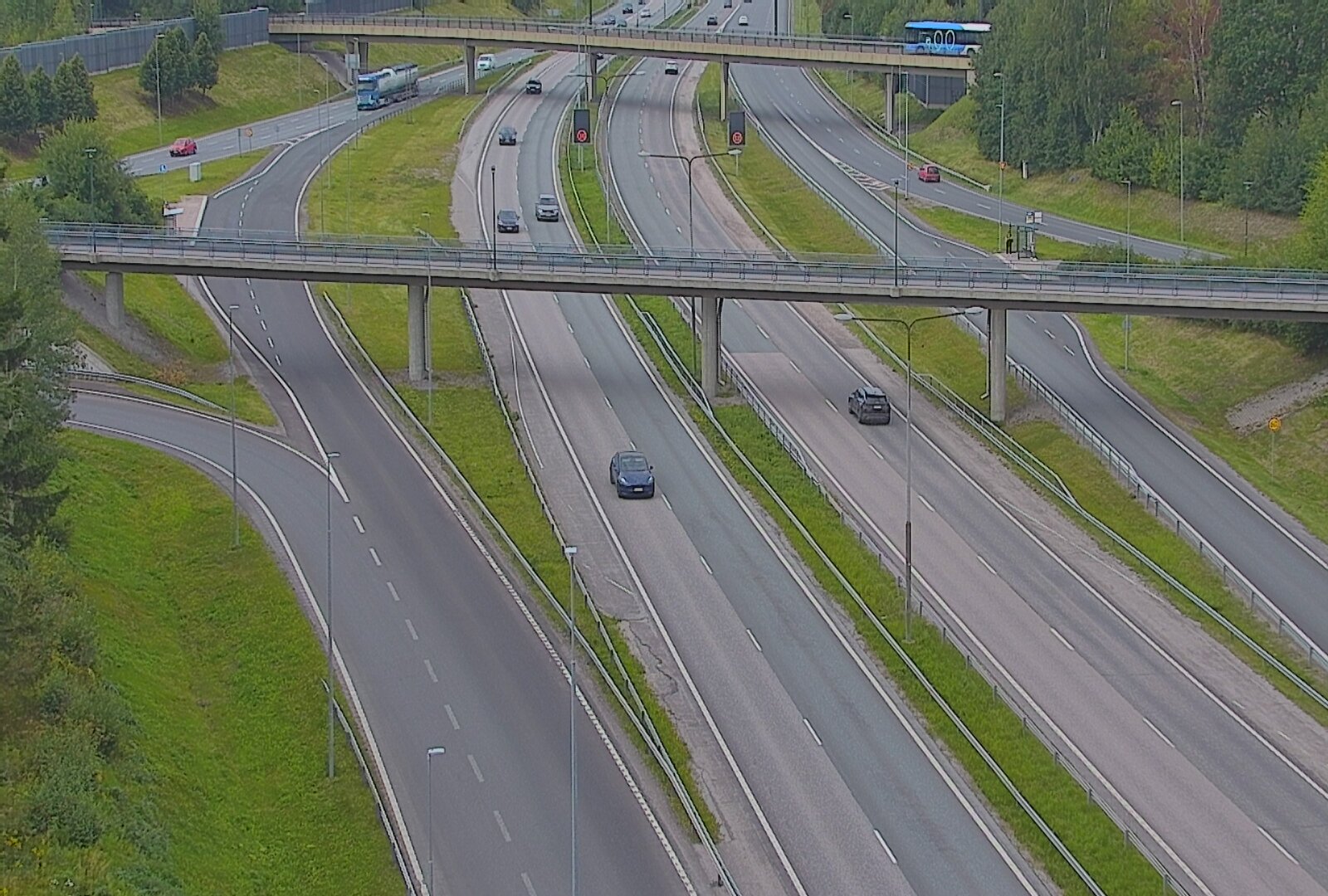 Weather Camera Image Väg 101 Esbo, Åboleden korsning, Espoo, Uusimaa
