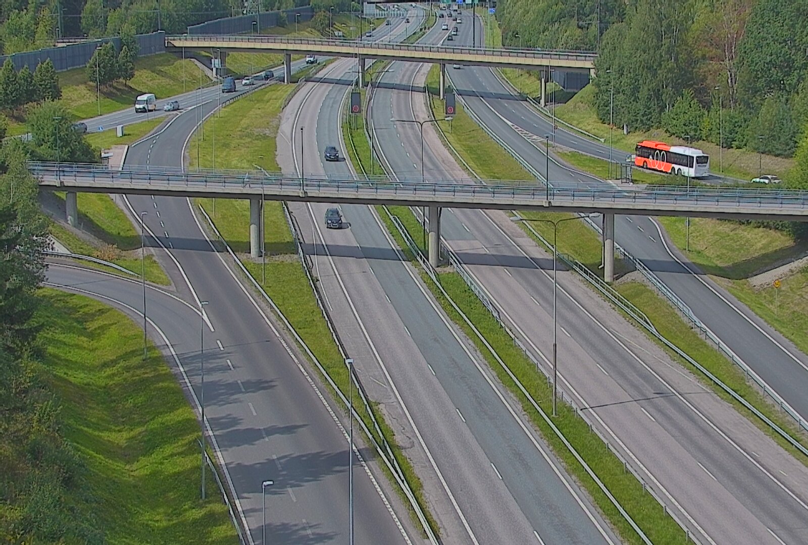 Weather Camera Image Road 101 Espoo, Turunväylä risteys, Espoo, Uusimaa