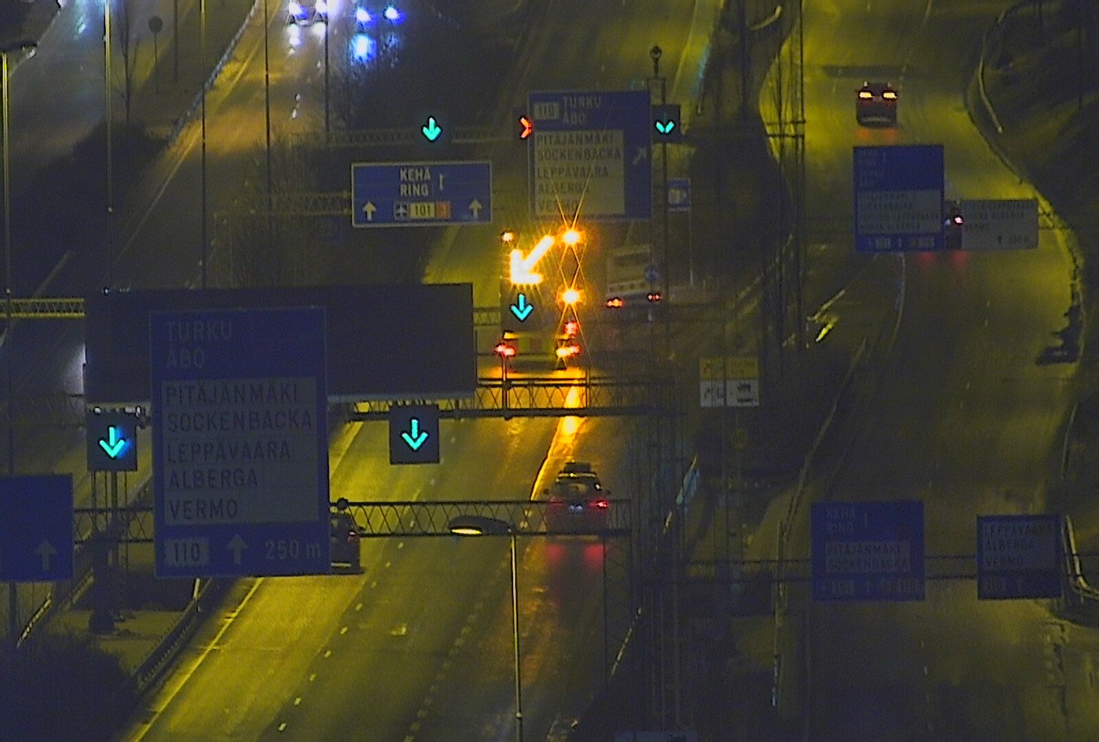 Weather Camera Image Road 101 Espoo, Turunväylä risteys, Espoo, Uusimaa