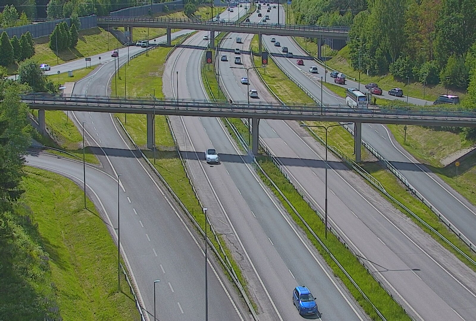 Kelikamerat Kuva Tie 101 Espoo, Turunväylän risteys, Espoo, Uusimaa