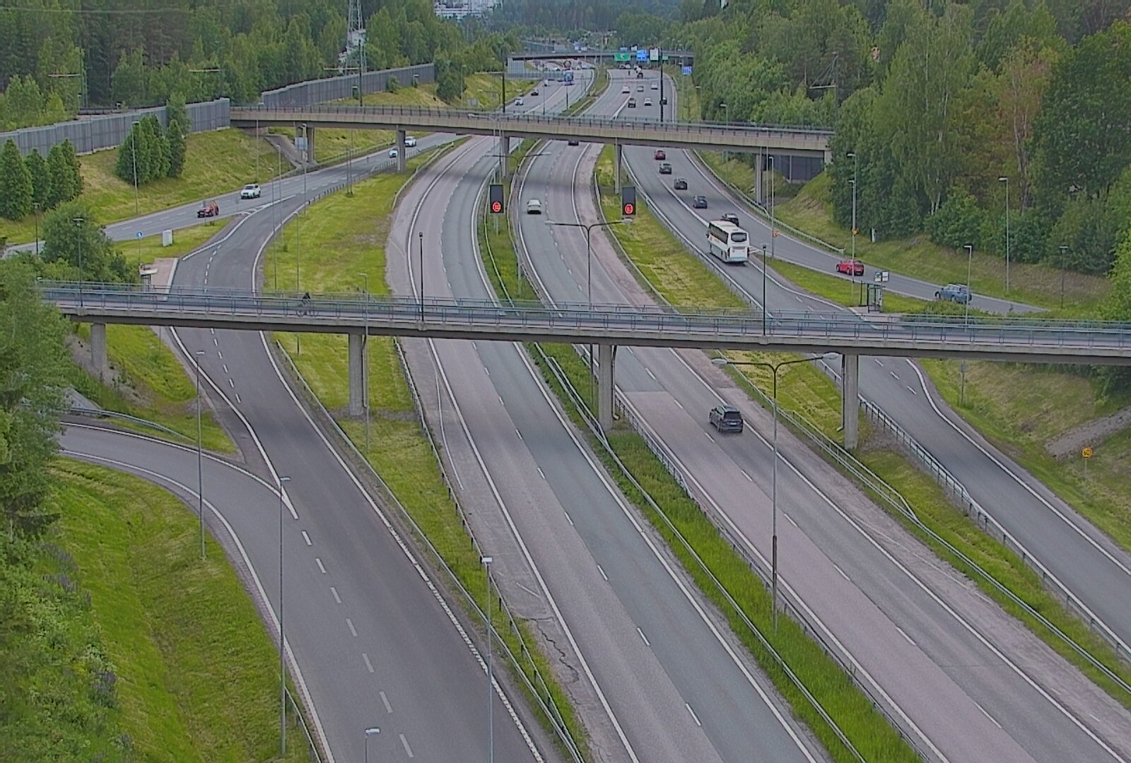 Kelikamerat Kuva Tie 101 Espoo, Turunväylän risteys, Espoo, Uusimaa