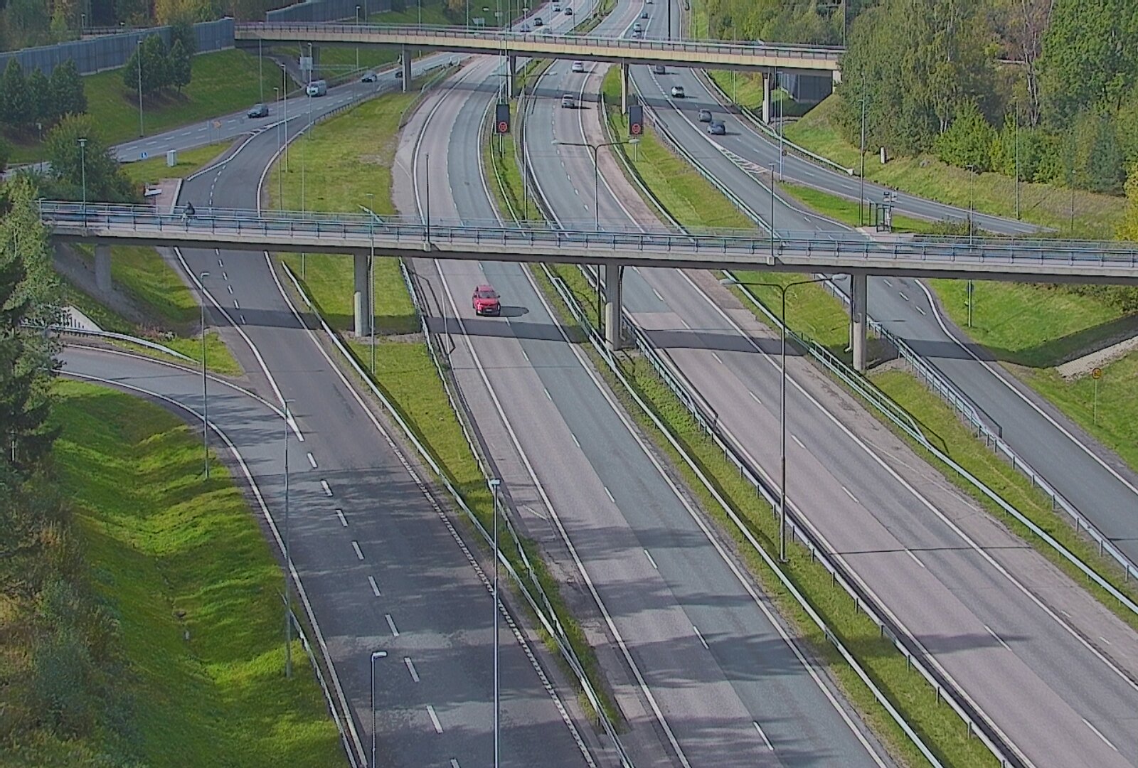 Weather Camera Image Road 101 Espoo, Turunväylä risteys, Espoo, Uusimaa