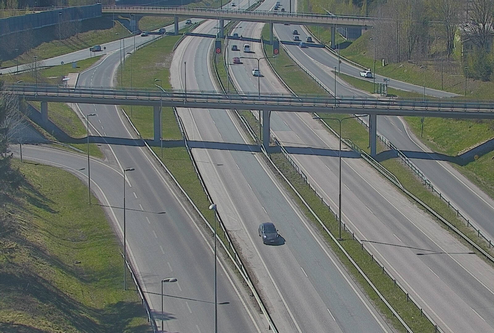 Weather Camera Image Väg 101 Esbo, Åboleden korsning, Espoo, Uusimaa