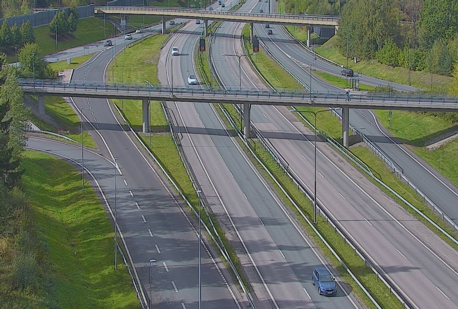 Weather Camera Image Road 101 Espoo, Turunväylä risteys, Espoo, Uusimaa