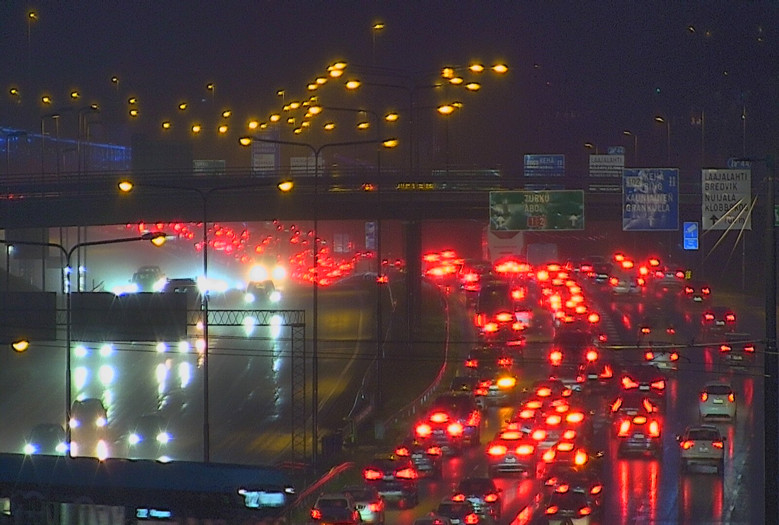 Kelikamerat Kuva Tie 101 Espoo, Turunväylän risteys, Espoo, Uusimaa